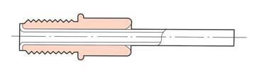Fittings für PTFE Schläuche - Flange Type Aufbau Fittings für PTFE Schläuche - Flange Type Aufbau
